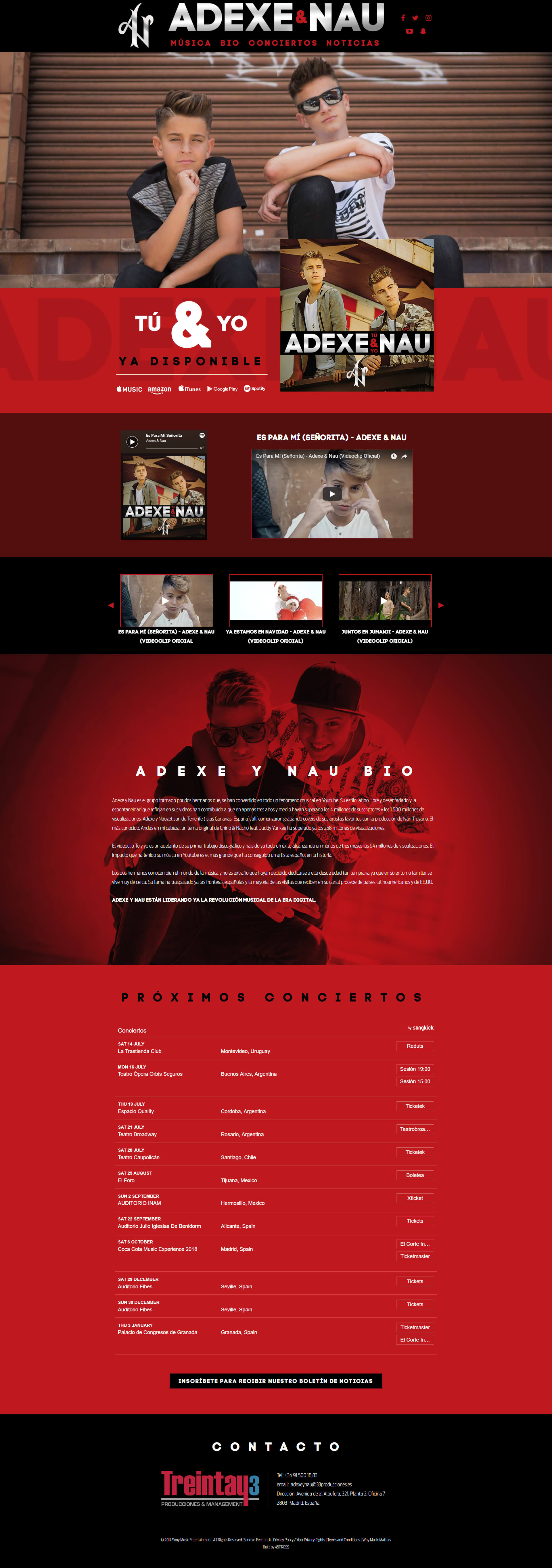 Adexe Y Nau - Desktop