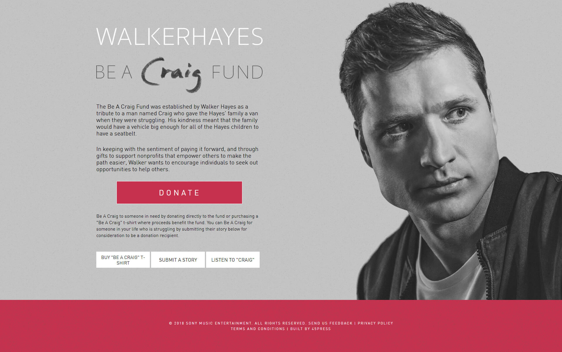 Be A Craig Fund - Desktop