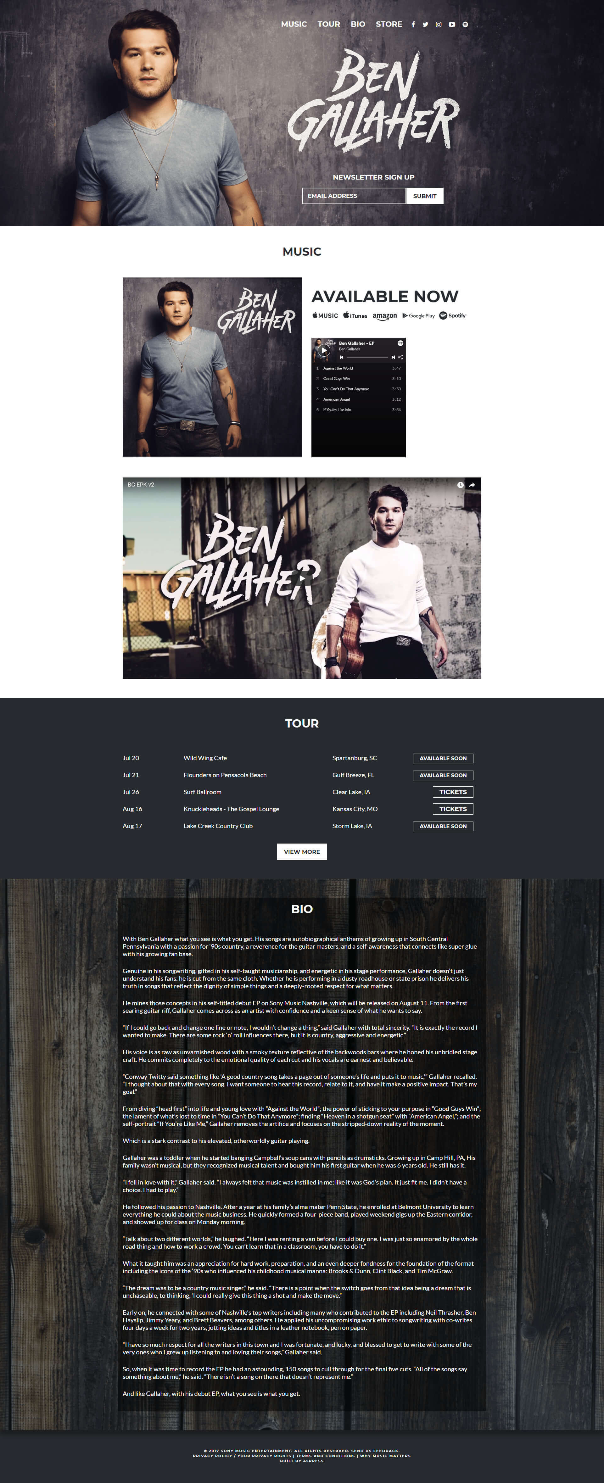 Ben Gallaher - Desktop