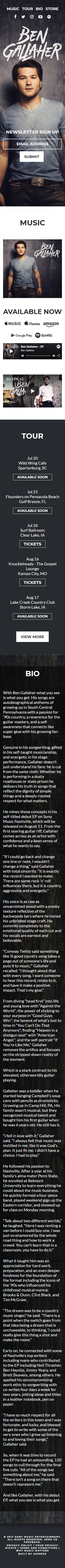 Ben Gallaher - Mobile