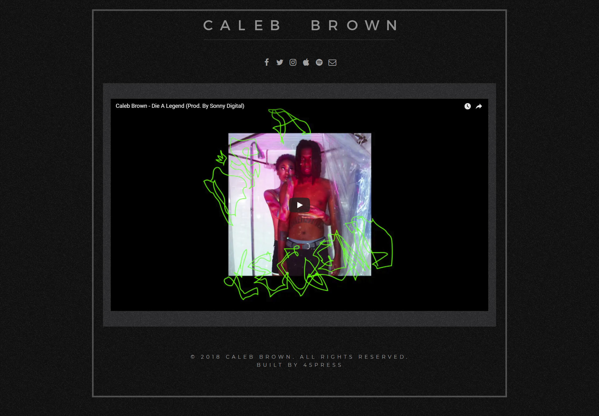 Caleb Brown - Desktop