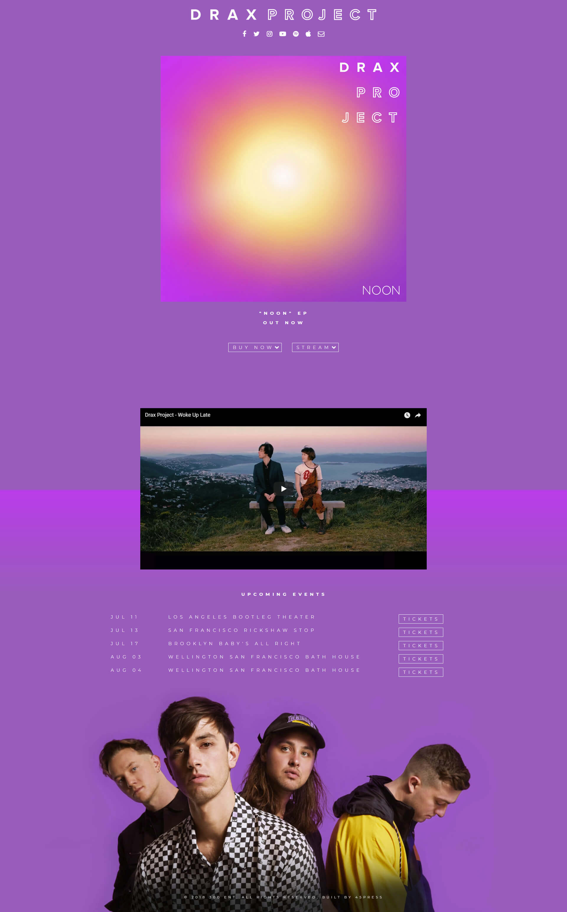 Drax Project - Desktop