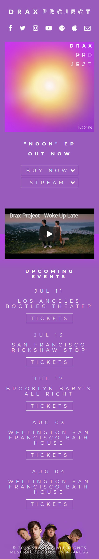 Drax Project - Mobile