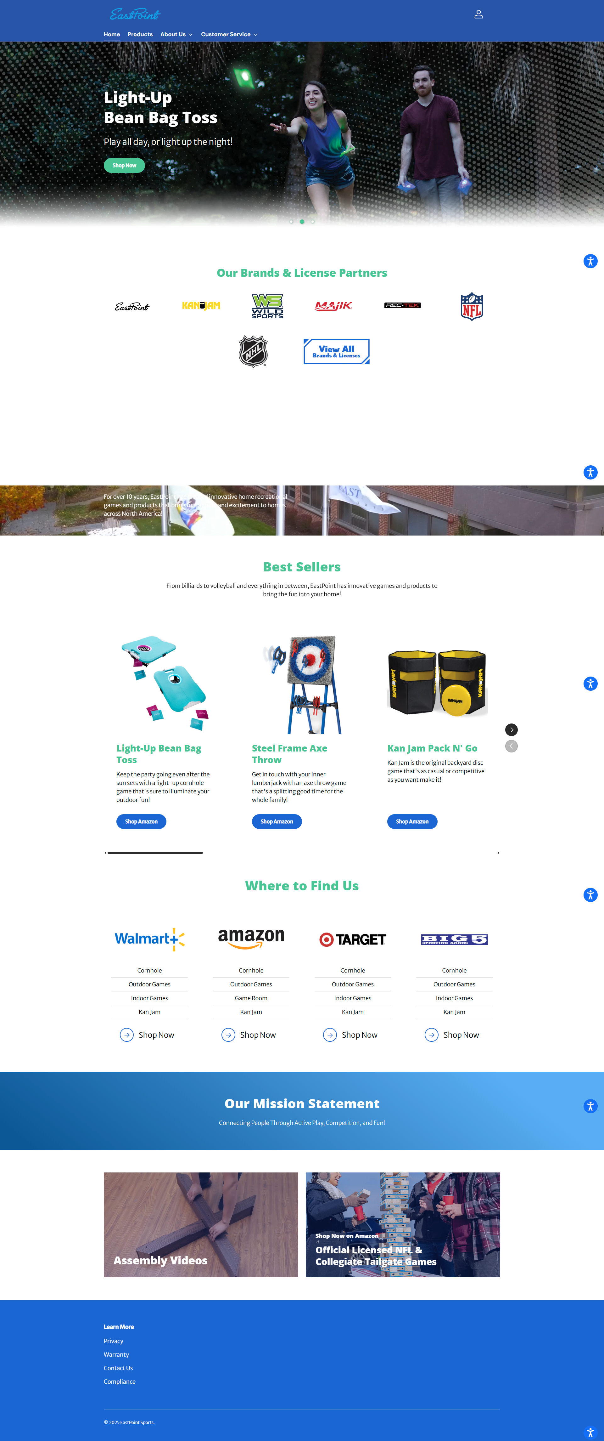 EastPoint Sports - Desktop