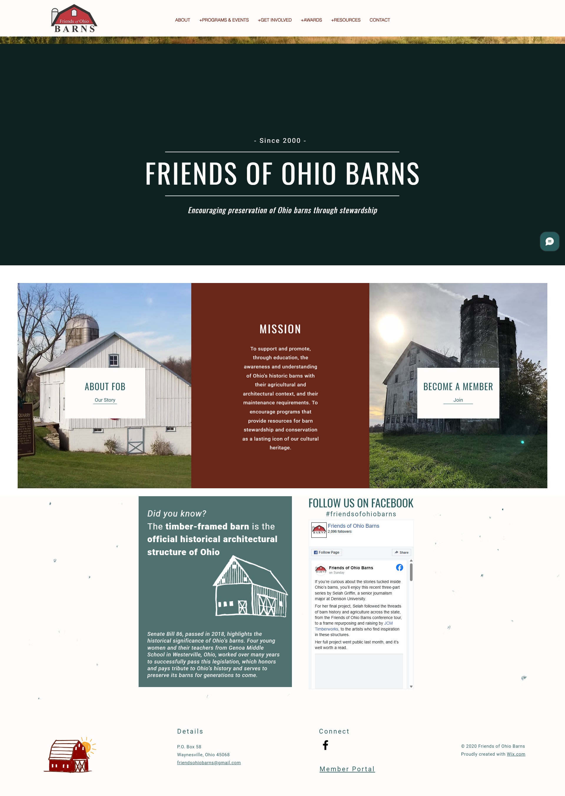Friends of Ohio Barns - Desktop