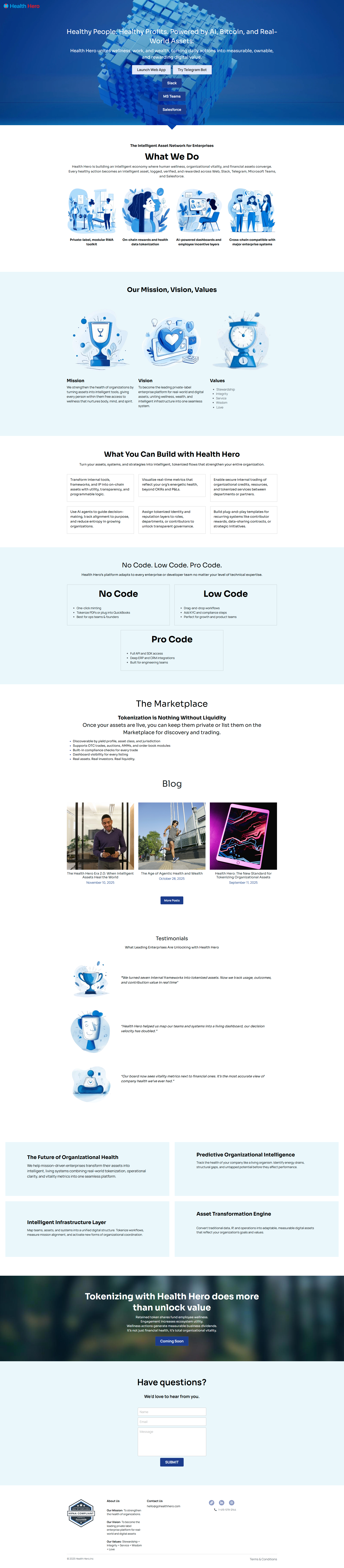 Health Hero - Desktop