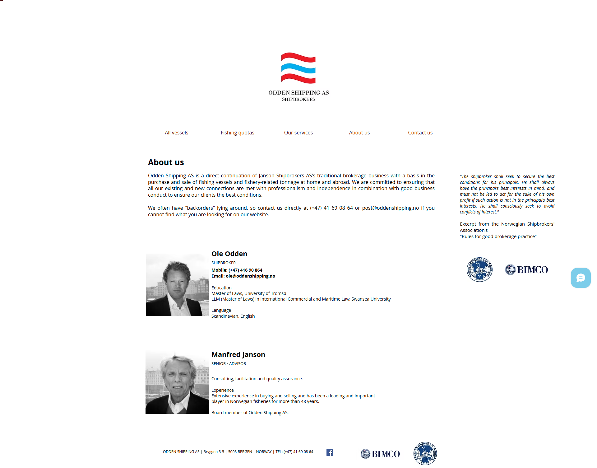 Janson Insurance - Desktop