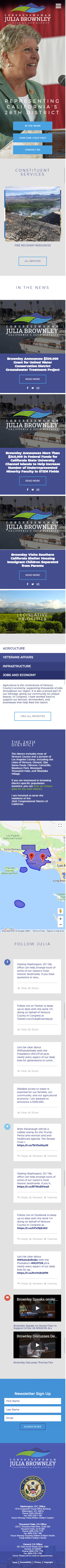 Julia Brownley - Mobile