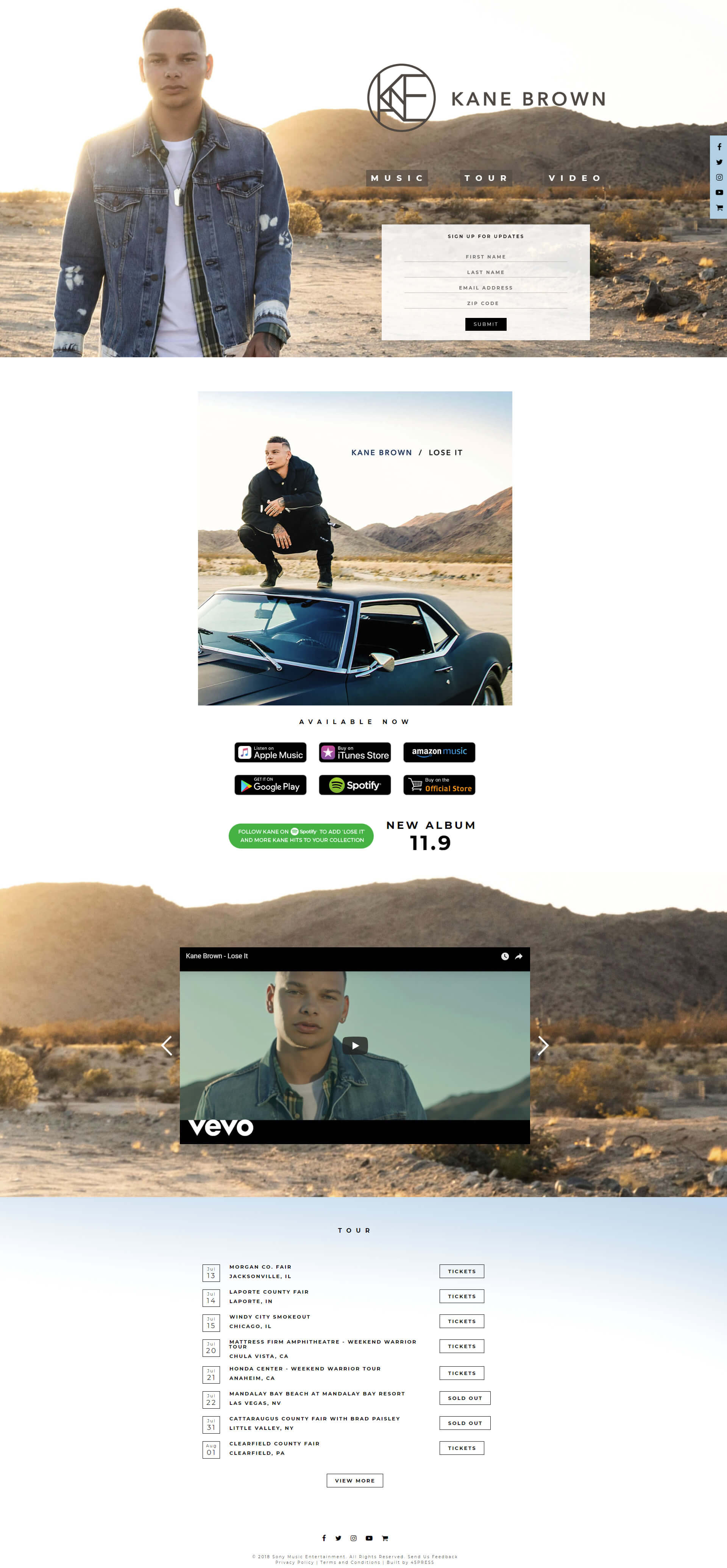 Kane Brown - Desktop