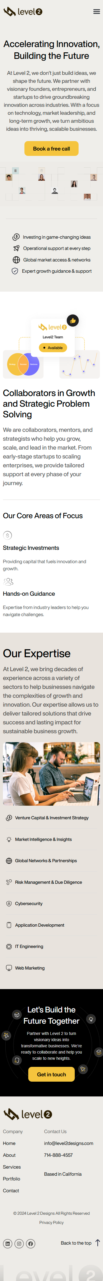 LevelTwo Designs - Mobile