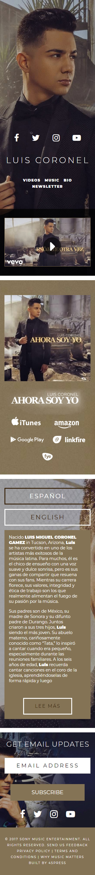 Luis Coronel - Mobile