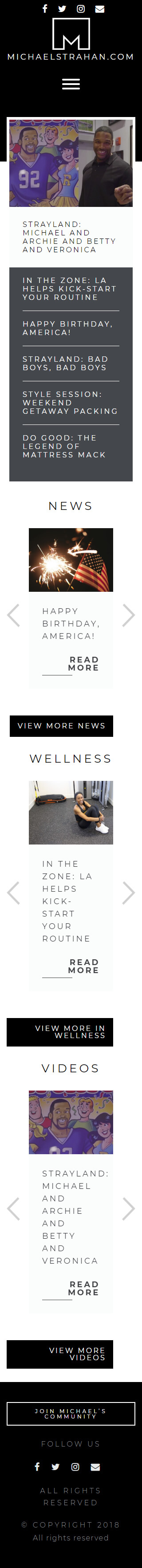 Michael Strahan - Mobile