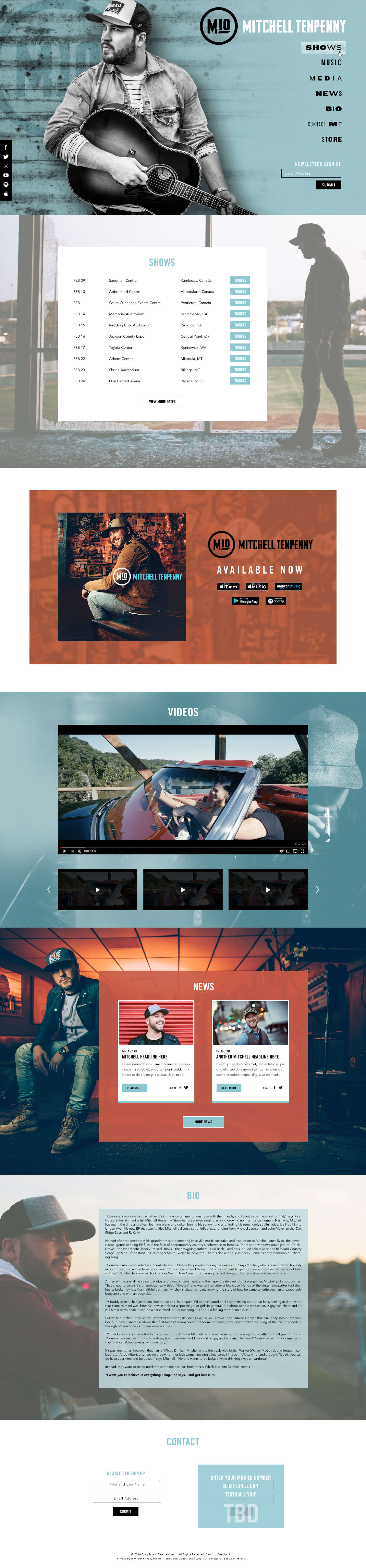 Mitchell Tenpenny - Desktop