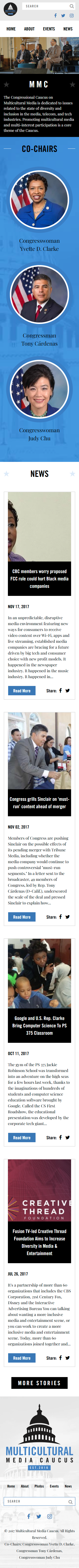 Multicultural Media Caucus - Mobile