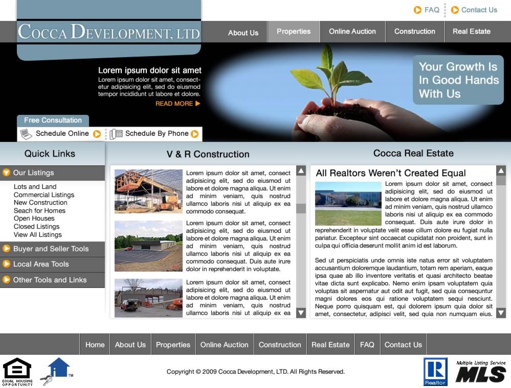 Cocca Development - Desktop