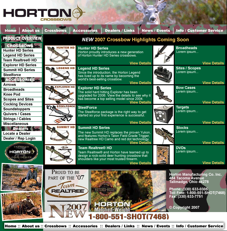 Horton Crossbows - Desktop