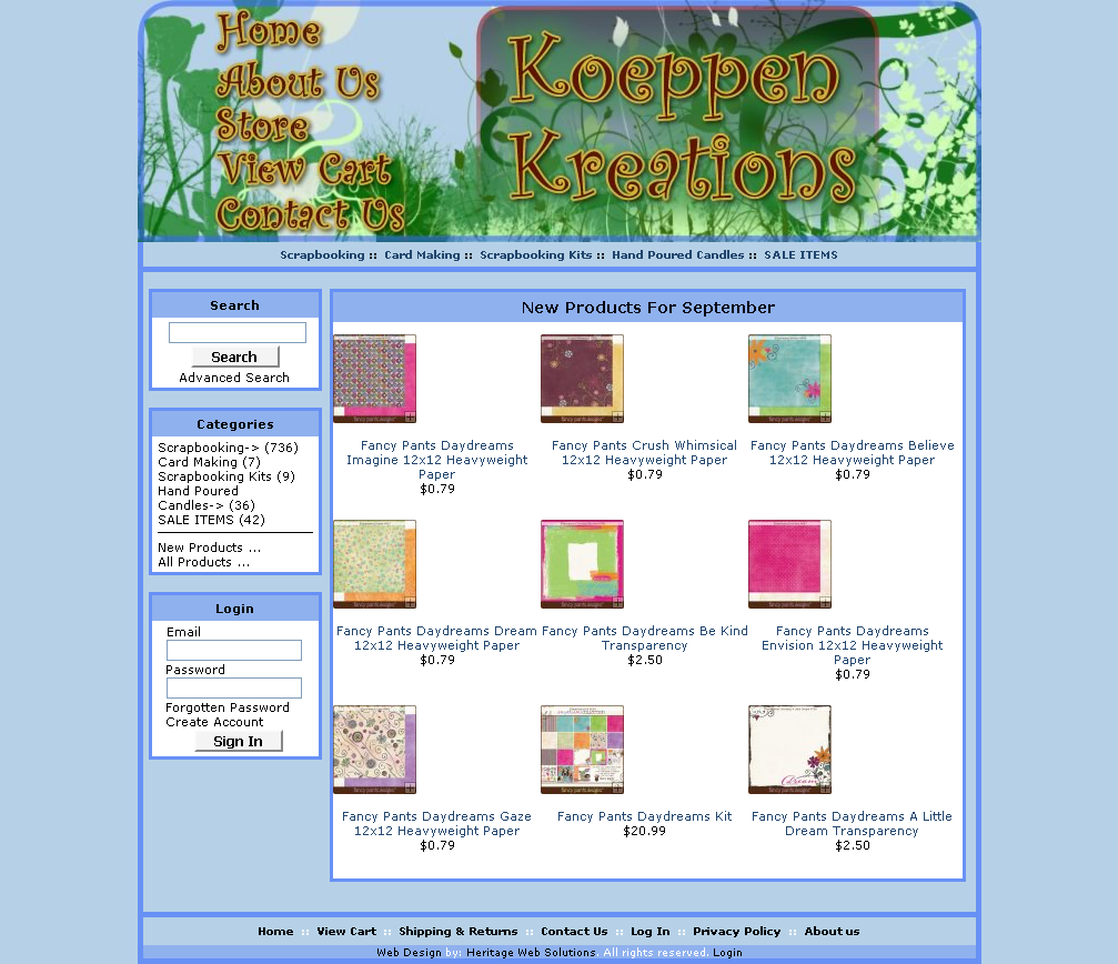 Koeppen Kreations - Desktop