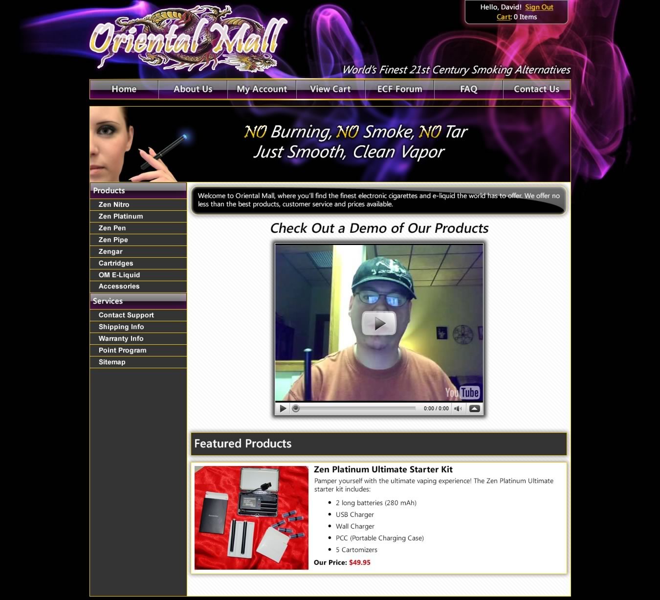 Oriental Mall - Desktop