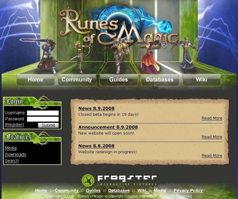 Runes of Magic - Desktop