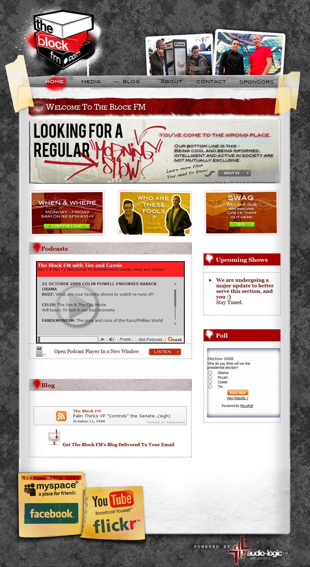 The Block FM - Desktop