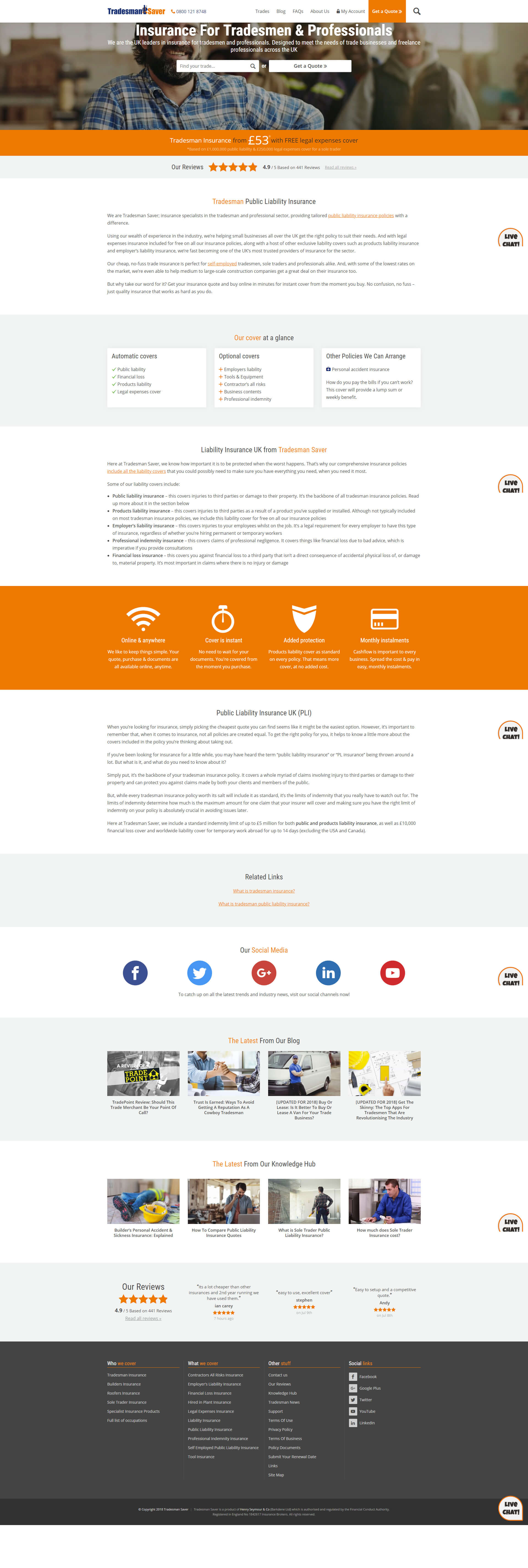 Tradesman Saver - Desktop