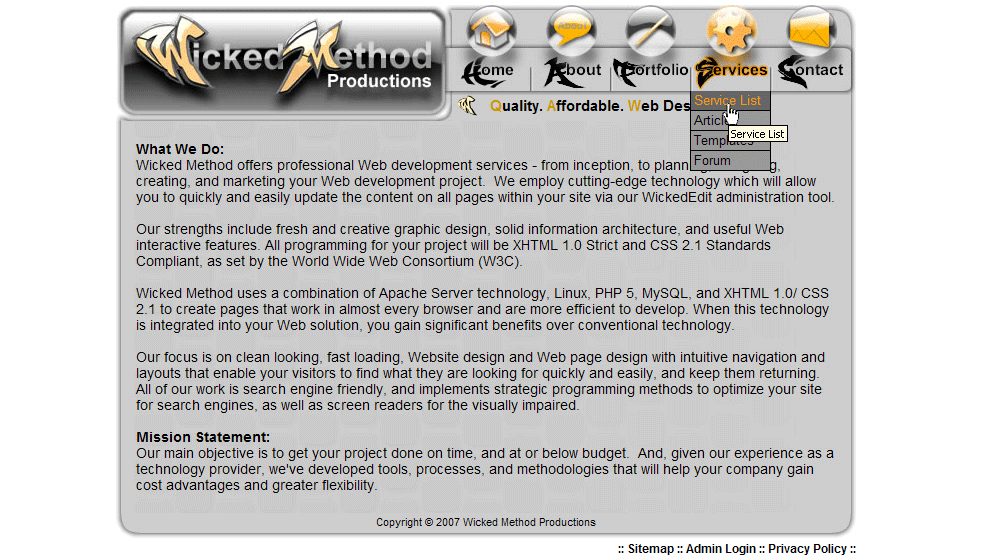 Wicked Method - Desktop