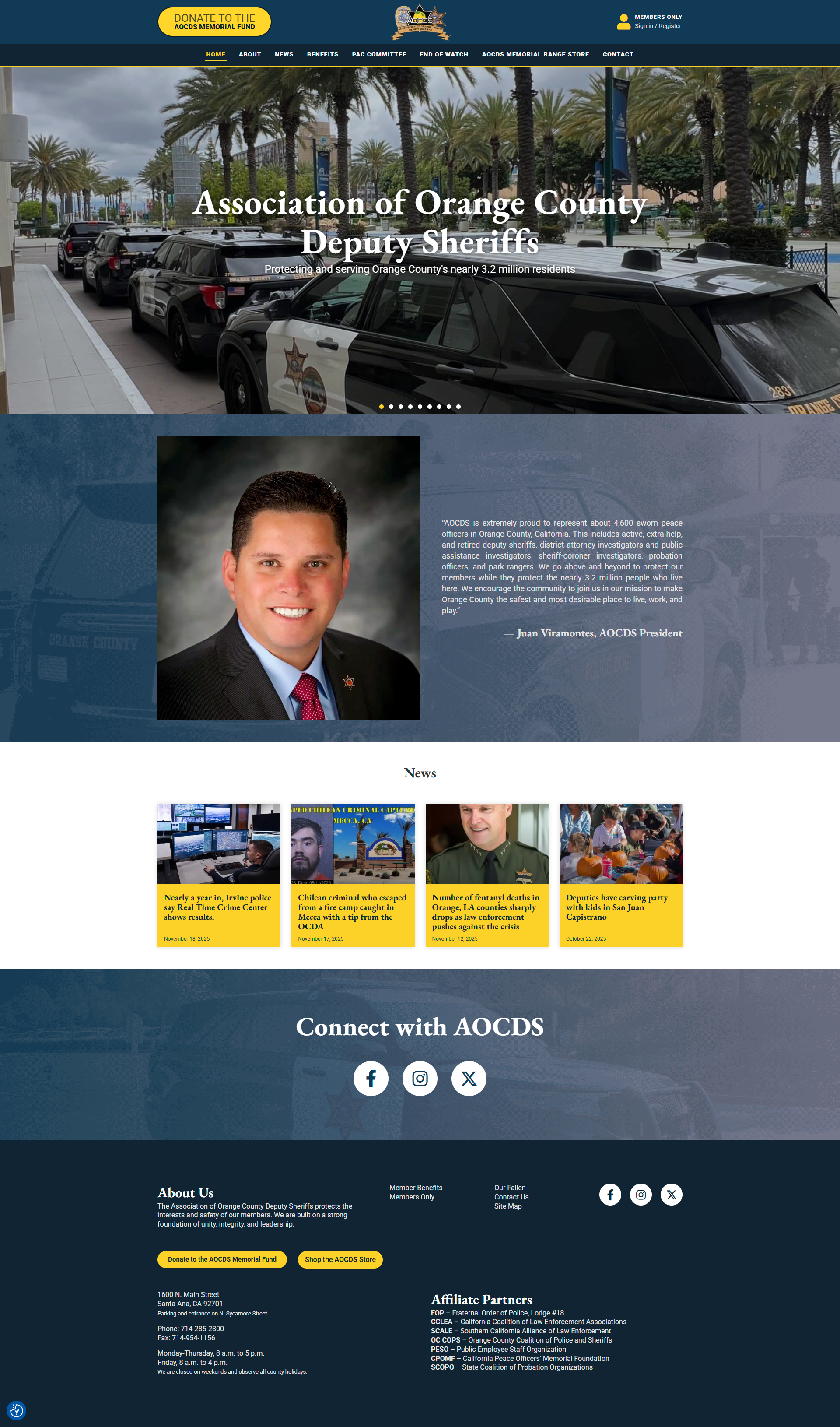 Orange County Sheriff - Desktop