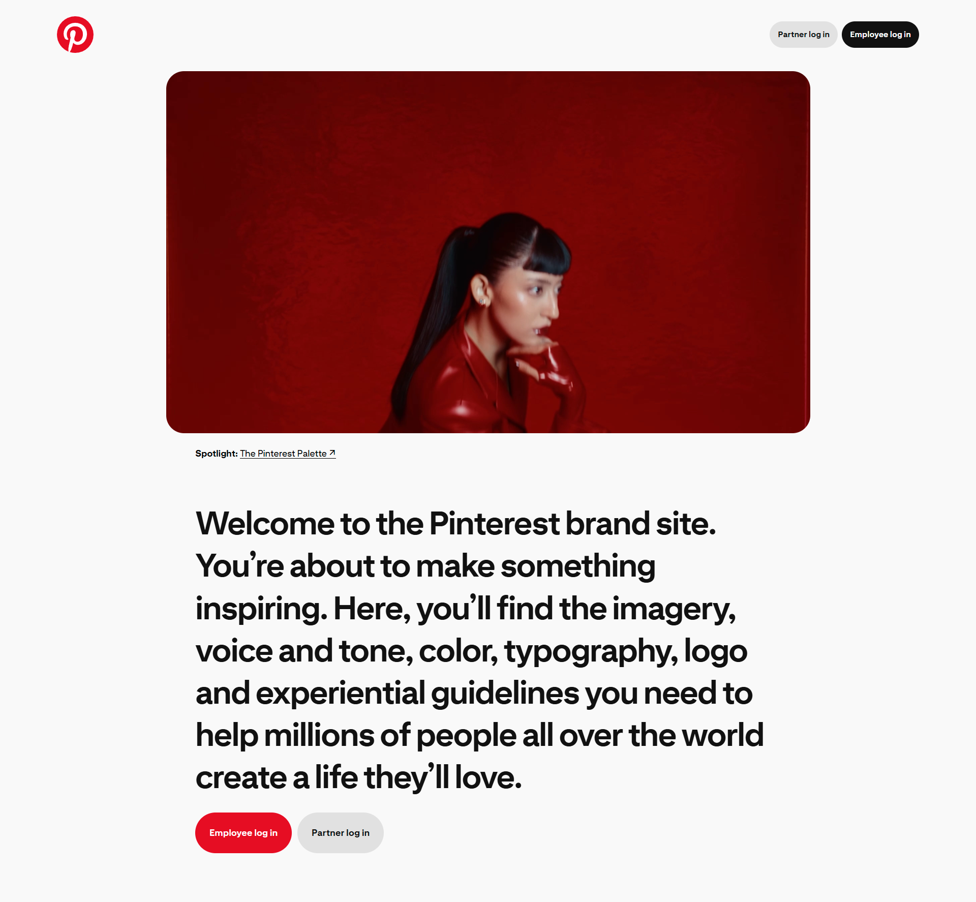 Pinterest Brand - Desktop