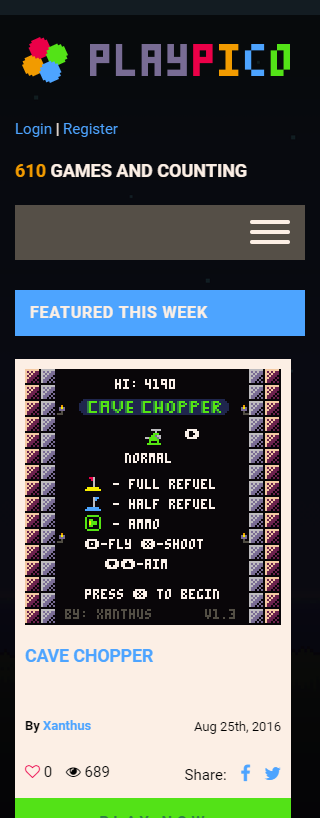 PlayPico.com - Mobile