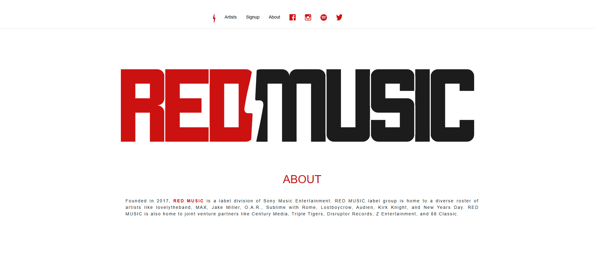 RED Music - Desktop