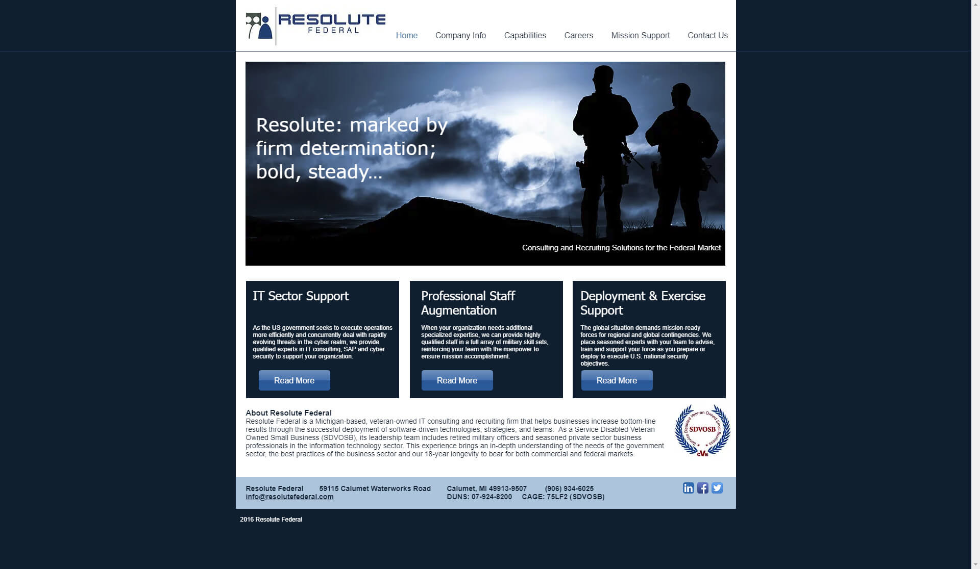 Resolute Federal - Desktop