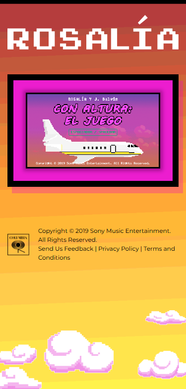 Rosalía & J Balvin Game - Mobile