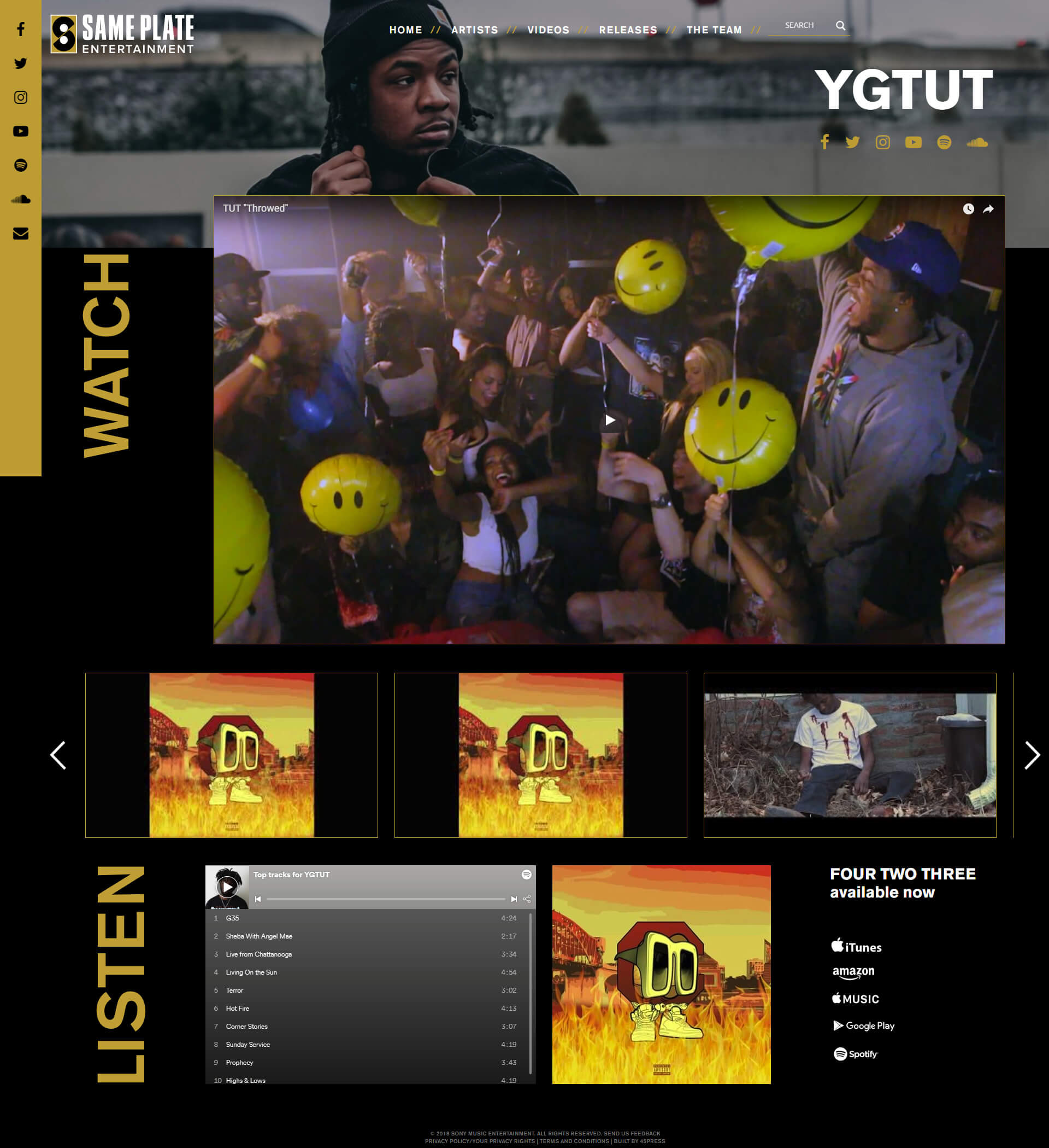 Same Plate Entertainment - Desktop