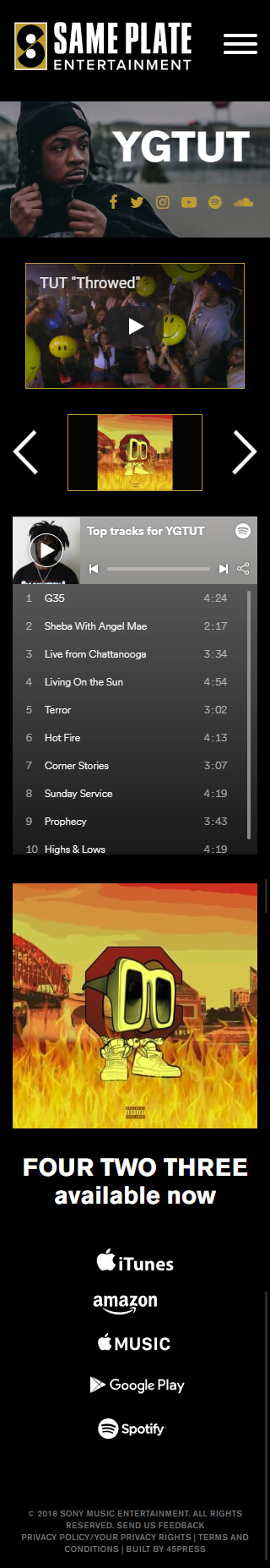 Same Plate Entertainment - Mobile