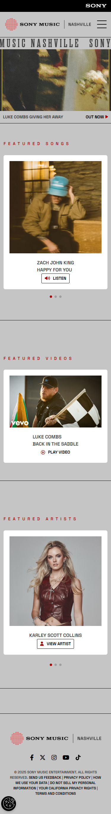 Sony Music Nashville - Mobile