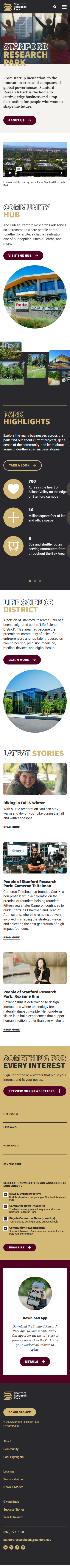 Stanford Research Park - Mobile