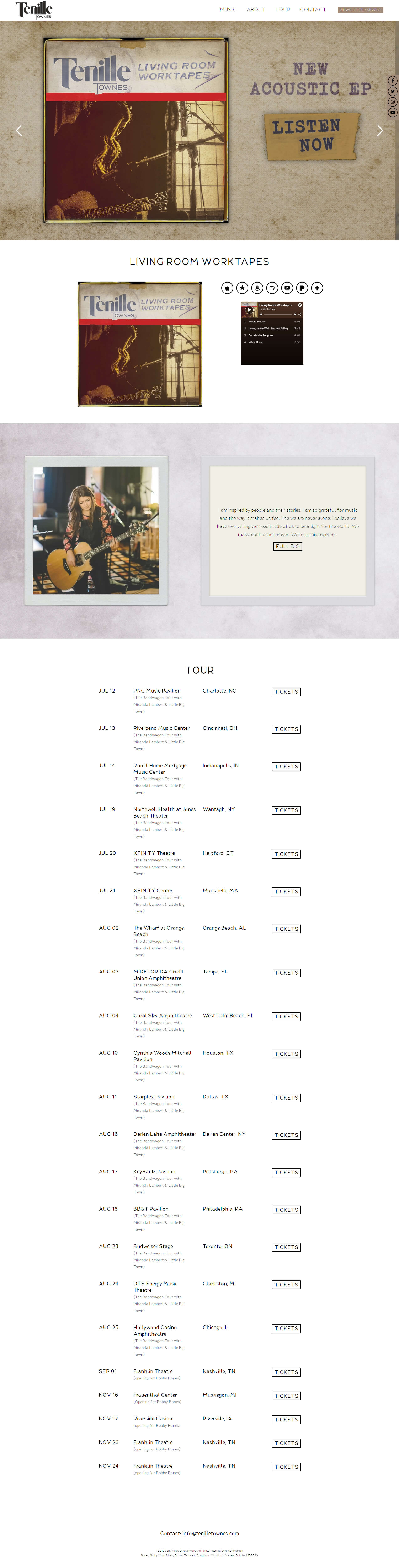 Tenille Townes - Desktop