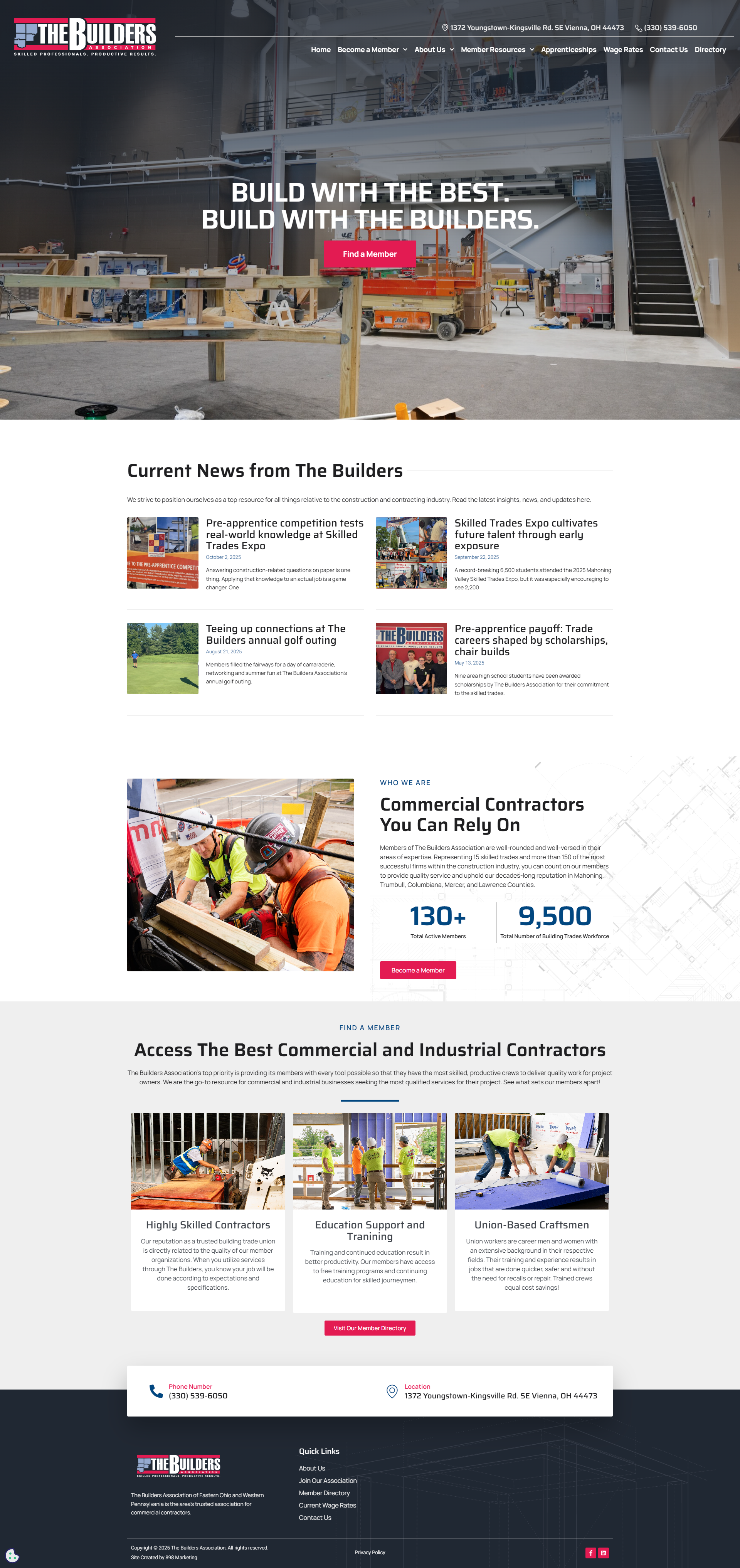 The Builders Association - Desktop