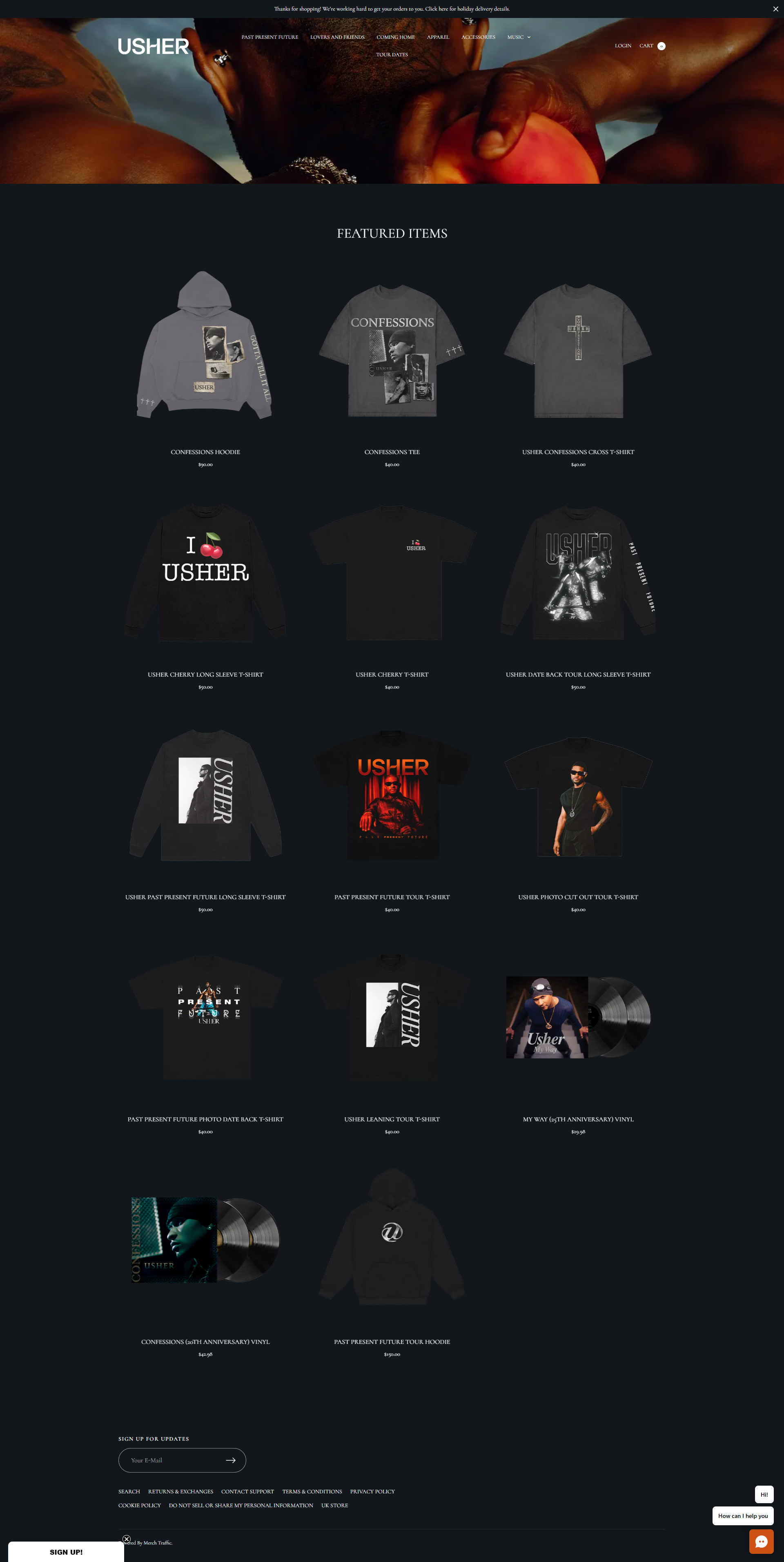 Usher Store - Desktop