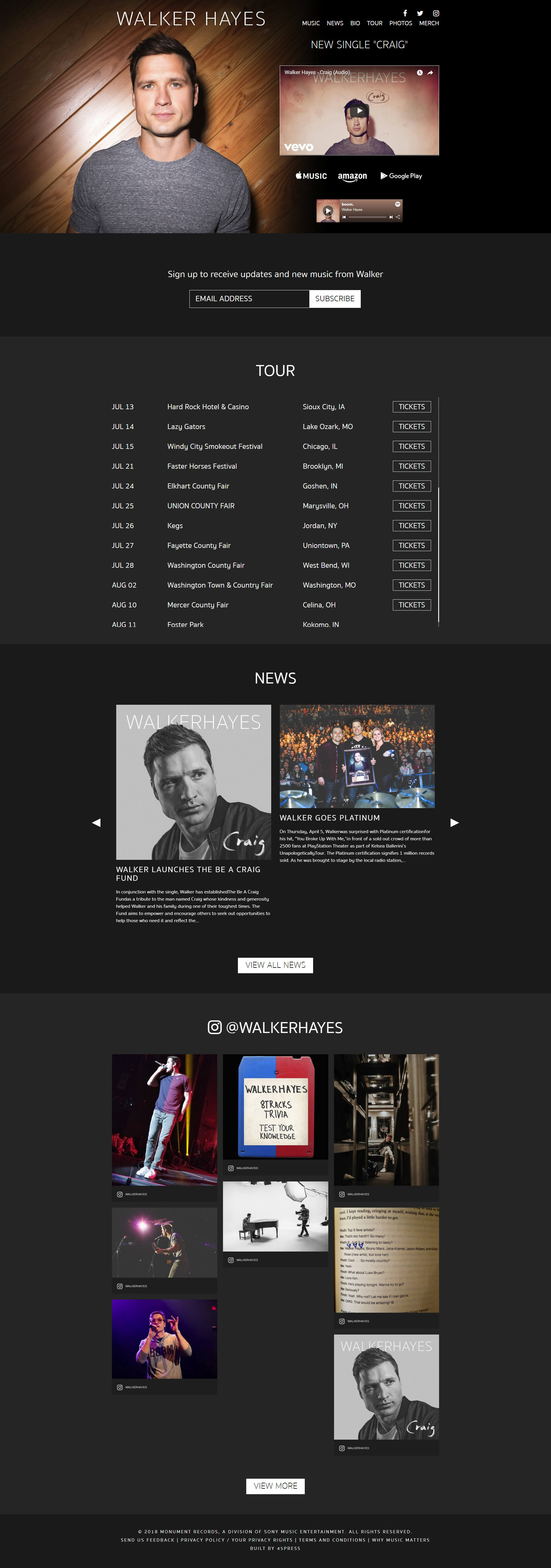 Walker Hayes - Desktop